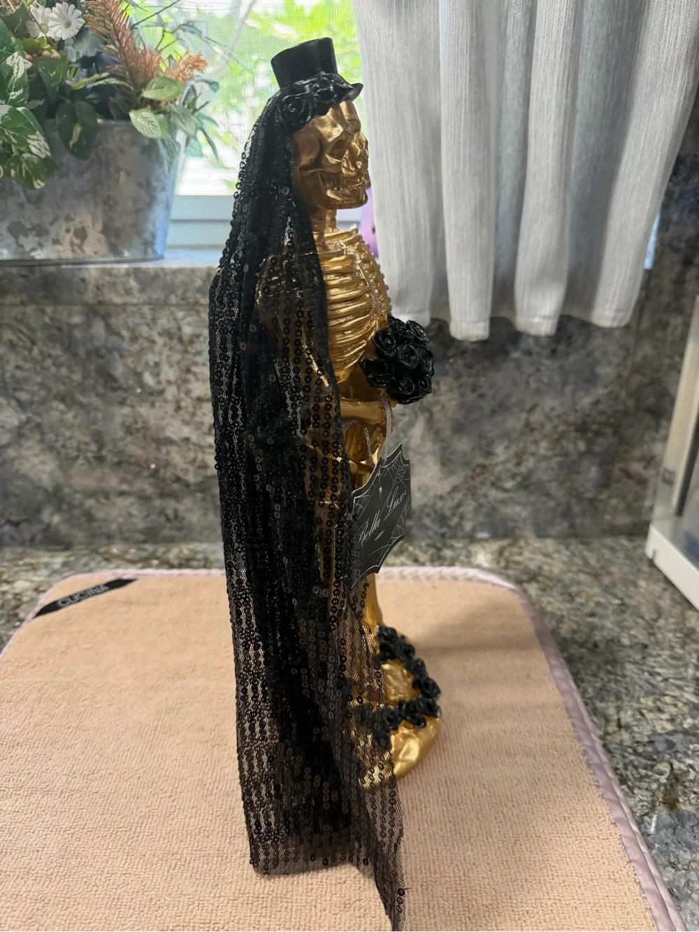 Bella Lux Gold Skeleton Bride & Groom Wedding Decor | NWT